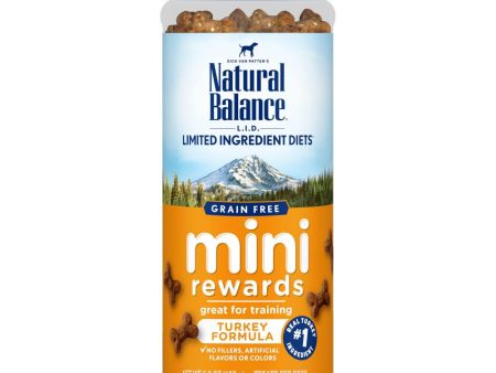 Natural Balance L.I.D Mini Rewards Soft & Chewy Turkey Recipe Dog Treats Supply