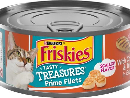 Friskies Tasty Treasures Gravy Chicken, Tuna & Scallop Wet Cat Food For Discount