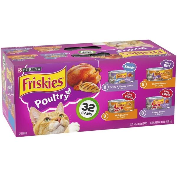 Friskies Poultry Variety Canned Cat Food Online Sale