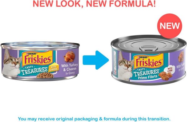 Friskies Tasty Treasures in Gravy Turkey & Liver Wet Cat Food Sale