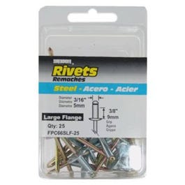 25-Pack Steel Medium-Large Snowmobile Rivets Discount