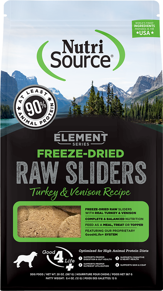 NutriSource Element Series Freeze-Dried Turkey & Venison Recipe For Discount