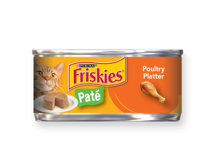 Friskies Pate Poultry Platter Canned Cat Food For Cheap