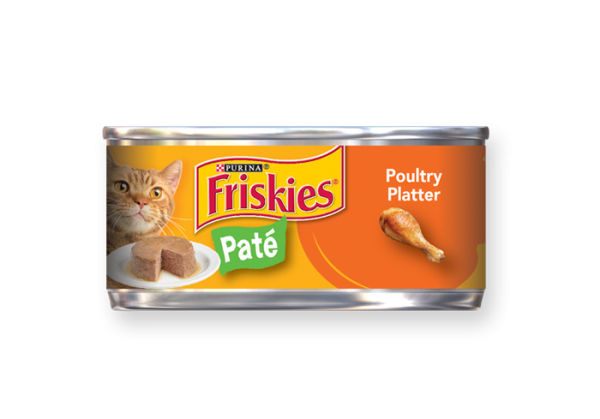 Friskies Pate Poultry Platter Canned Cat Food For Cheap