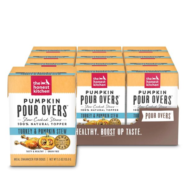 The Honest Kitchen Pumpkin Pour Overs Turkey & Pumpkin Stew Dog Food Online now