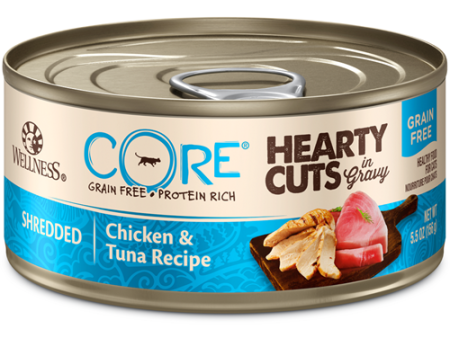 Wellness CORE Canned Hearty Cuts in Gravy Shredded Chicken & Tuna Formula Online