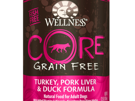 Wellness CORE Canned Turkey, Pork Liver and Duck Dog Formula Online Sale