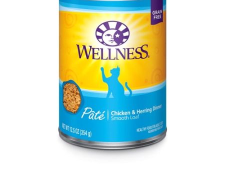 Wellness Chicken & Herring Cat Cans For Sale