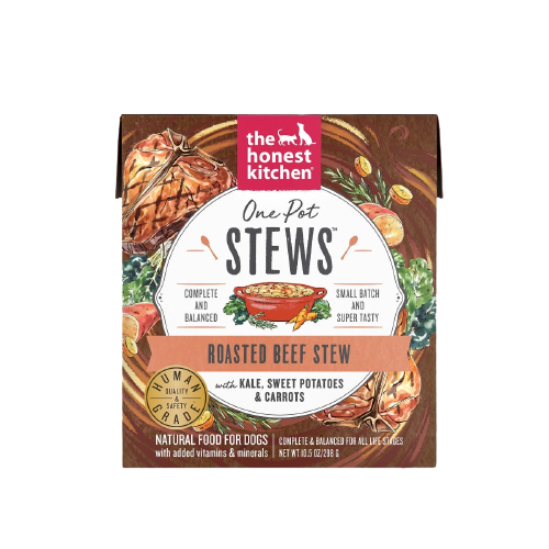 The Honest Kitchen One Pot Stew Roasted Beef Stew with Kale, Sweet Potatoes & Carrots for Dogs Online