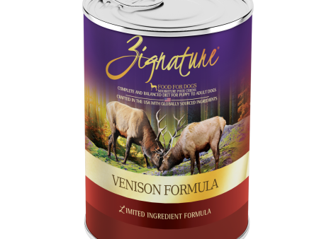 Zignature Venison Canned Dog Food Formula Hot on Sale