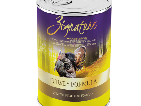 Zignature Turkey Canned Dog Food Formula Supply