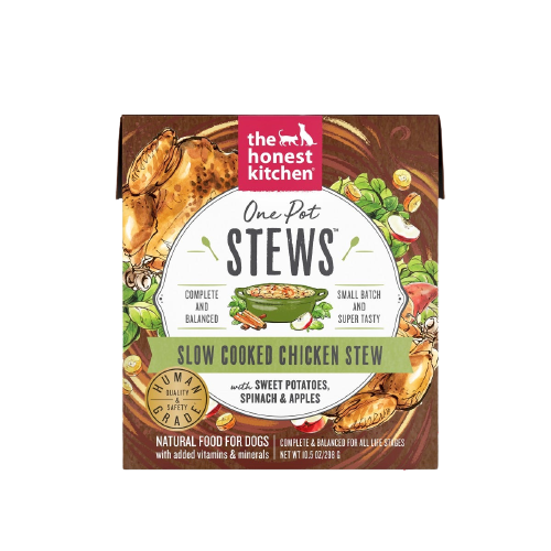 The Honest Kitchen One Pot Stew Slow Cooked Chicken Stew with Sweet Potato, Spinach & Apples for Dogs Online Sale