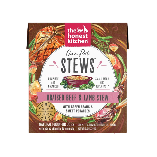 The Honest Kitchen One Pot Stew Braised Beef & Lamb Stew with Green Beans & Sweet Potatoes for Dogs Online Hot Sale