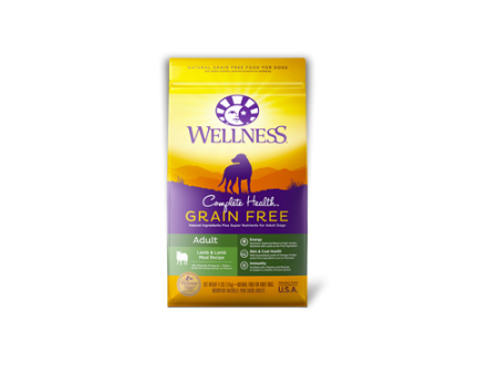 Wellness Complete Health Grain Free Adult Lamb & Lamb Meal Recipe Dog Food Online Hot Sale