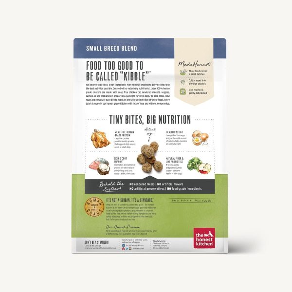 The Honest Kitchen Small Breed Dog Grain-Free Chicken Recipe Whole Food Clusters For Discount