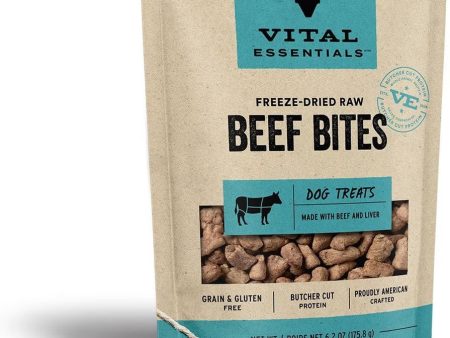 Vital Essentials Freeze Dried Beef Nibs Treats for Dogs For Discount