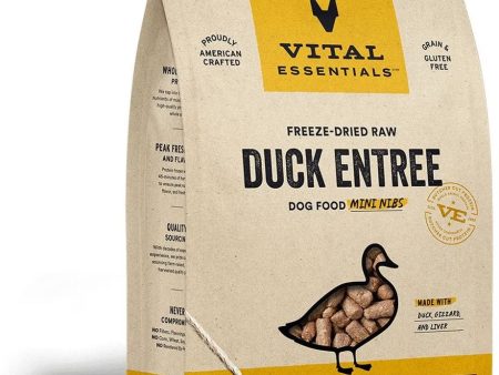 Vital Essentials Freeze-Dried Mini Duck Niblets for Dogs For Sale